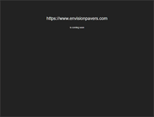 Tablet Screenshot of envisionpavers.com